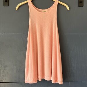 Free People Peach Tank Top size Medium beach tropical beach holiday
